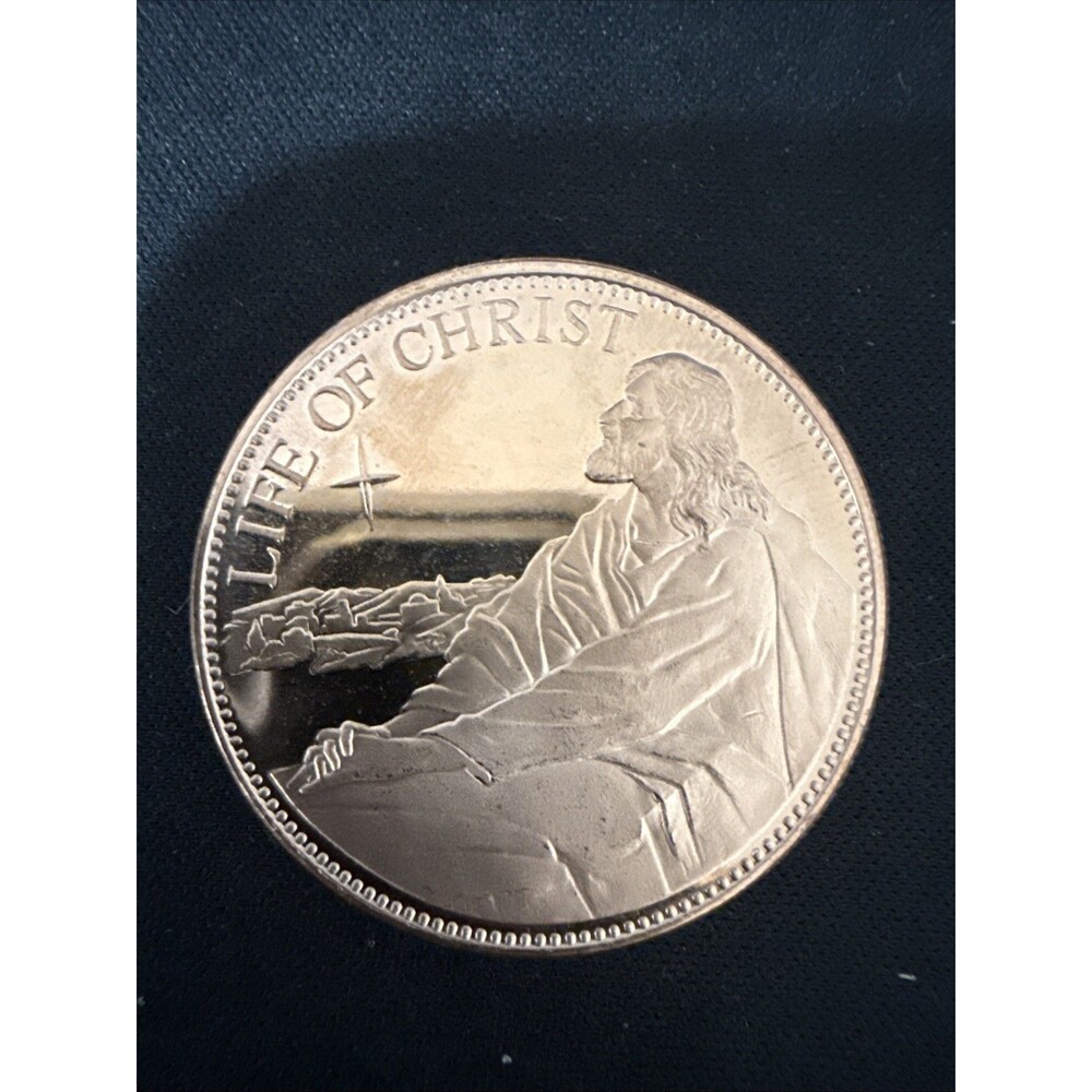 "Life Of Christ" One Oz AVDP .999 Copper Round